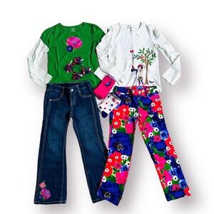 Gymboree Mix & Match Outfits With Accessories 
Size 6-7 Years
